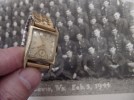 WWII 542nd Ordnance Co w~21 Jewel GRUEN Wind RUNS Watch 