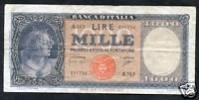 1000 LIRE D ITALIE 25.9.1961 ETAT TTB  