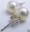 Charming White Pearl Pair Earring (free shipping)  