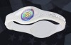 POWER BALANCE Silicon Wristband Bracelet White S 