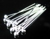 Wholesale 300pcs sterling silver head pins 30mm new 