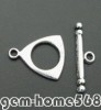 Free SH 40 Tibetan Silver Triangle Toggle Clasps E008 