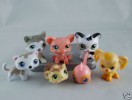 7 pcs Littlest Pet Shop figures  