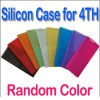 Random Silicone Case Cover For iPod Nano 4th Gen Player 