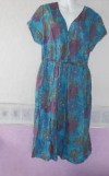 GORGEOUS FLOATY TUNIC SMOCK TOP SHORT DRESS SIZE 24 