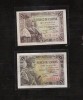 1 PESETA 1943 Y 1945 SIN SERIE MUY BONITOS 