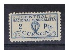 CUENCA, CENTRAL NACIONAL SINDICALISTA, 2 PTA,  