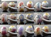 90 MIX 925 gold/core Soft Porcelain Beads Fit Bracelet 