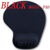 Black Comfort Mousepad Mice Pad Mat for Optical Mouse 