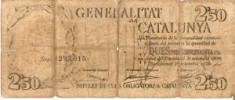 74-OFERTA! BILLETE GENERALITAT CATALUNYA Nº NEGROS 19 E