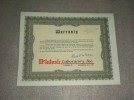 Original 1957 McIntosh Warantee Certificate Very Nice 2 