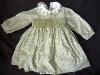 Sarah Louise England Green Frilly Dress 12 Months  