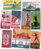 10 OLD RAZOR BLADE WRAPPING PAPERS COLLECTION NEWA 