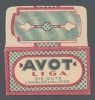 Vintage Razor Blade Wrapper 'AVOT LIGA' 