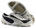 Mens PUMA Navy Man Made Trainers Size 8 (42) 