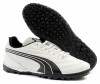 Mens PUMA White Leather Trainers Size 8 (42) 