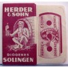 Vintage HERDER & SOHN DIOGENES  DE  Safety Razor Blade  