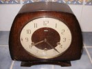 VINTAGE SMITHS LISBON WESTMINSTER CHIME MANTEL CLOCK 