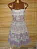 BONITO Vestido flores-encaje estilo HIPPY Talla 36/38!!