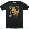 KT323 New QUIKsilver Slim Fit T-Shirt Black Size XL 