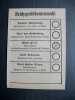 Original ballot paper - Presidential elections 1932 