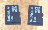 2 SANDISK 8GB Micro SD (Secure Digital)CardsNOT WORKING 