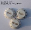 PKG3 FOR FENDER STRAT GUITAR VOLUME TONE CONTROL KNOB 