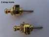 NEW High quality Gold SCHALLER GUITAR BASS STRAP LOCKS 