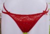 Sexy lingerie Red Thong Women Panties Underwear F485 