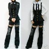 Punk lolita gothic shorts+leg warmar pants S-XXL 