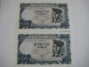 Pareja de Billetes de 500 Ptas. de 1971.