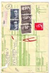 Frachtkarte - Boletin de Expedicion - PAQ-Post 1984 