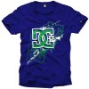 DC SHOES CLASSIC  T-SHIRT Sz.L blau BAM BOARD #102 