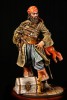 BLACKBEARD PIRATE IN 75MM IN WHITE METAL 