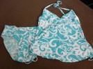 NEXT maternity turquoise+white  TANKINI sz 14..... £25 