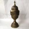 Brass Light - Table Lamp - Candle Holder - Vintage 