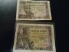 LOTE DE 2 BILLETES SIN SERIE 