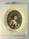 Lady Hamilton Miniatur-Lupenmalerei von HAFFKE 