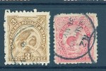 NEW ZEALAND, 1902-7 3d+6d (Wmk NZ, P11) FU/U 