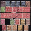 NEW ZEALAND LIFE INSURANCE USED SELECTION, 32 STAMPS. 