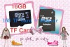 Neu 16GB TF Micro SD SDHC Memory Card + SD Adapter 