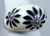 MARCASITE IVORY   ring 8  SILVER  925 JEWELRY  A786 