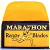 Vintage MARATHON RUNNER Double Edge Safety Razor Blade  