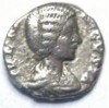 JULIA DOMNA Silver Denarius -VESTA- Roman coin 