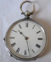 'Fine Silver' ladies fob watch, spares or repair 