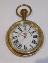 ' Smiths English Clock Co '  brass cased pocket watch  