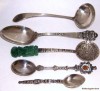 Vintage STERLING Silver SPOON Collection LOT 7 80+grams 