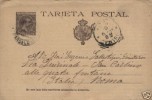 Spain PSC 1894  Circulated Barcelona to Roma 