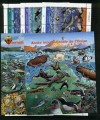 United Nations - 5 Ocean-related souvenir sheets 