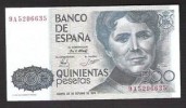 billete 500 pts 1979 serie especial 9A sin circular